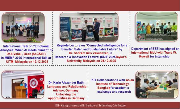 KIT - KALAIGNARKARUNANIDHI INSTITUTE OF TECHNOLOGY